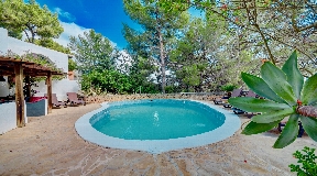 Romantic house is in a very quiet location near to Ibiza