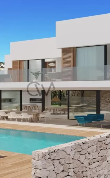 Detached house under construction Ses Torres – Talamanca in Ibiza