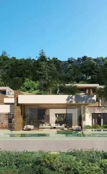 Twintig luxe villa’s met golfbaan en zeezicht in Roca Llisa