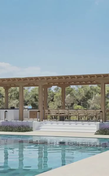 Stunning frontline villa near Santa Eulalia with new Blakstad project
