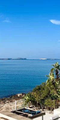 Serene Oceanfront Residence near Cala Gració with Spectacular Views