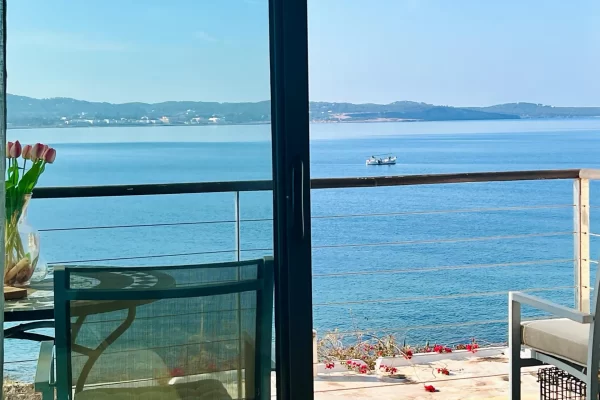 Serene Oceanfront Residence near Cala Gració with Spectacular Views