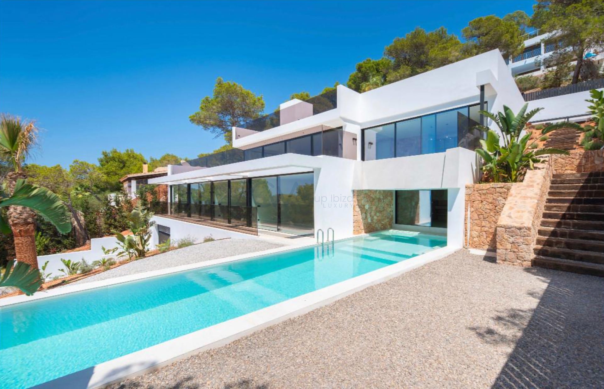 Luxury Villa with Sunset Views in Cala Salada, Ibiza