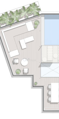 Luxury new penthouse 500 meters from the sea in Talamanca