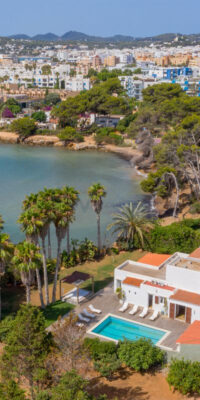 Seafront Villa in Santa Eulalia del Río with Direct Beach Access