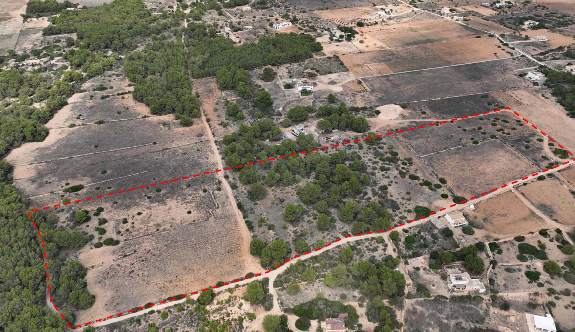Expansive Rustic Plot with Approved Buildability in La Mola
