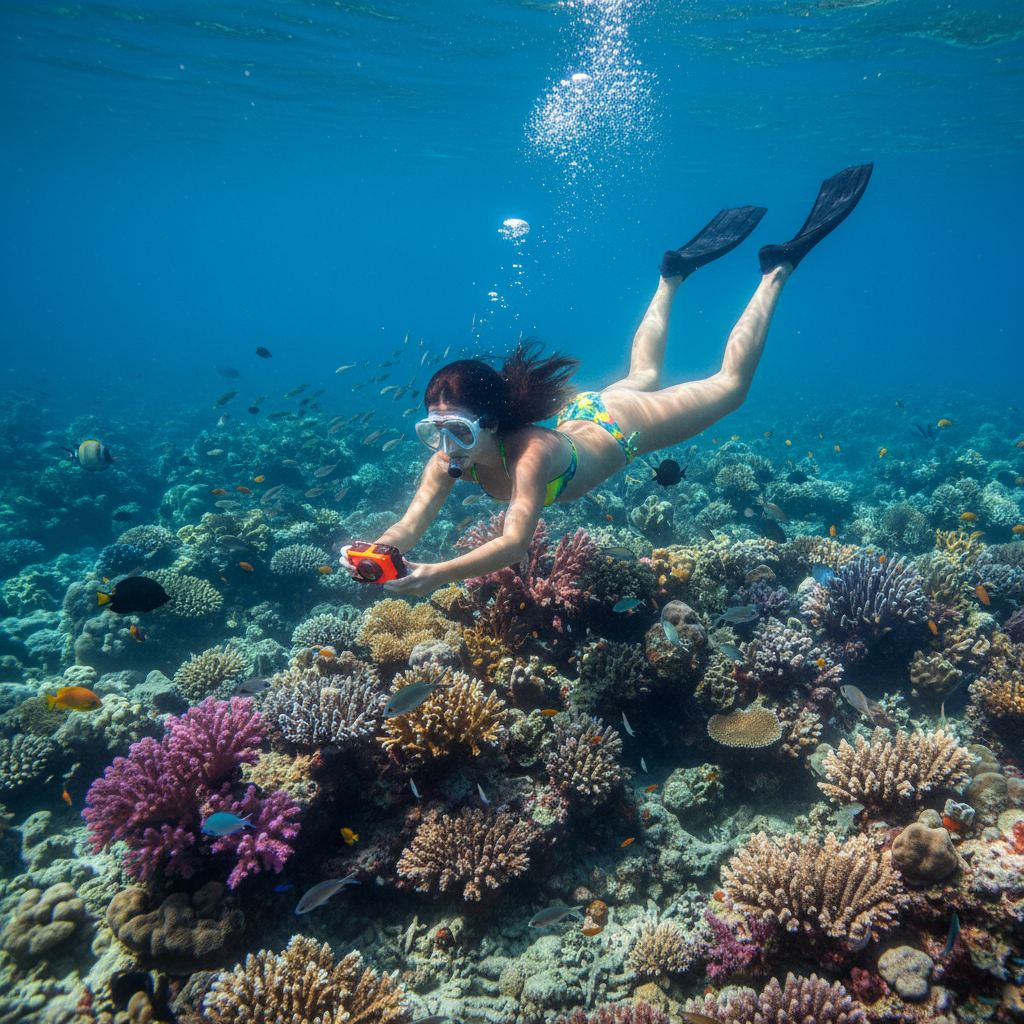 Things to do in Ibiza - Girl - diving