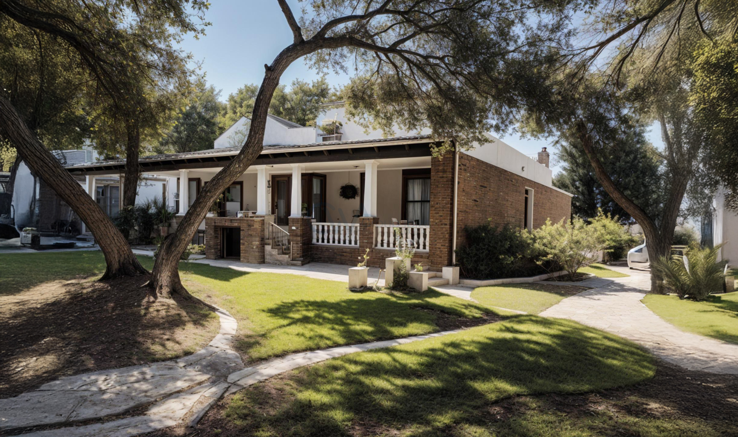 Typical Family Home with Sea Views and Land in Punta Prima