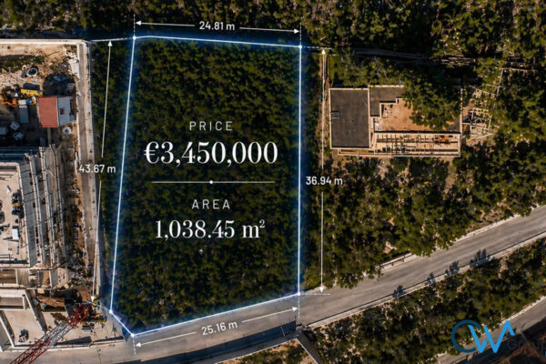 Urban Plot – Last Opportunity in Ibiza’s Exclusive Hilltop Enclave