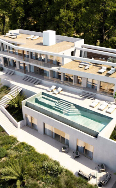 Contemporary sea-view villa with sunset views in Cala Salada