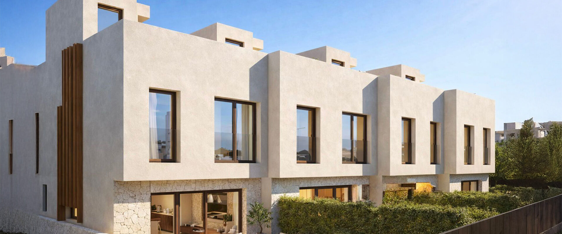 Modern mediterranean villas in a prime west Ibiza location