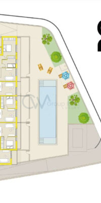 Appartement d’une chambre dans un complexe résidentiel Appartement d’une chambre dans un complexe résidentiel