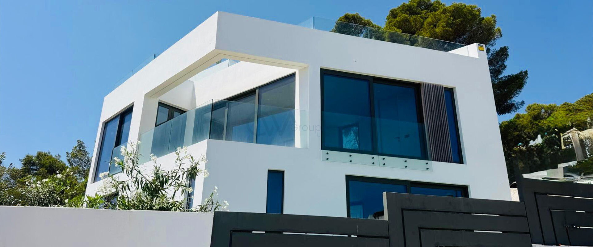 Newly built villa with sea views in Santa Eulalia