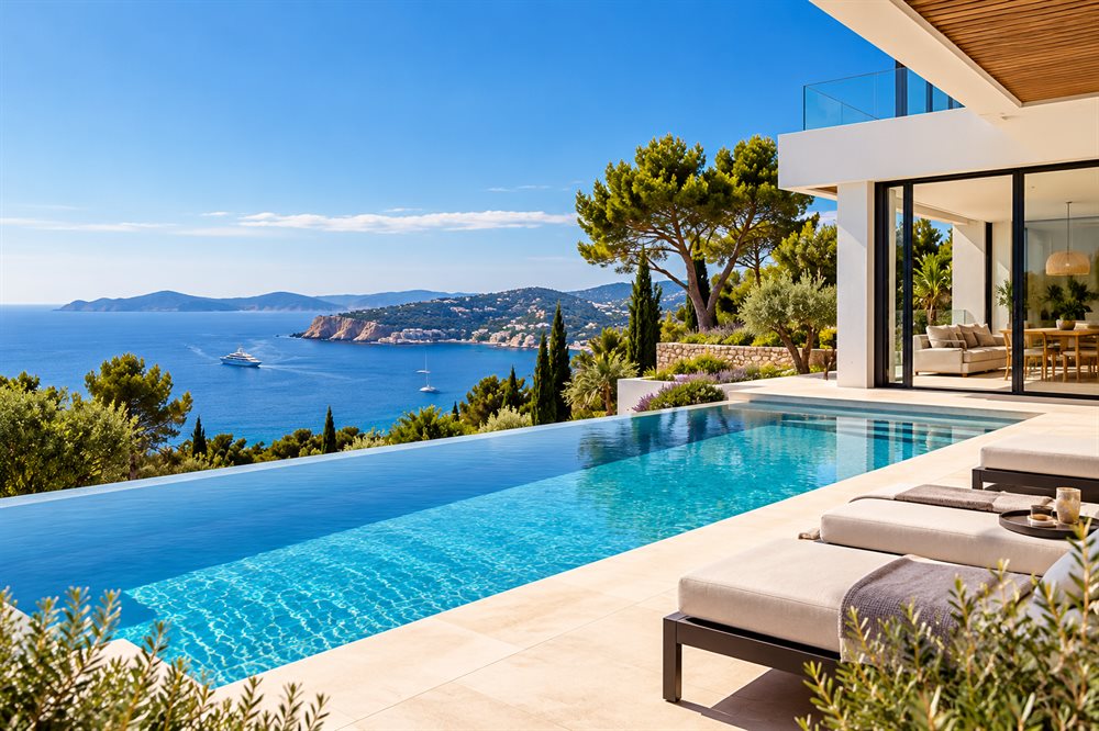 Off-market properties in Ibiza, Mediterranean villa with infinity pool - CW Real Estate Ibiza