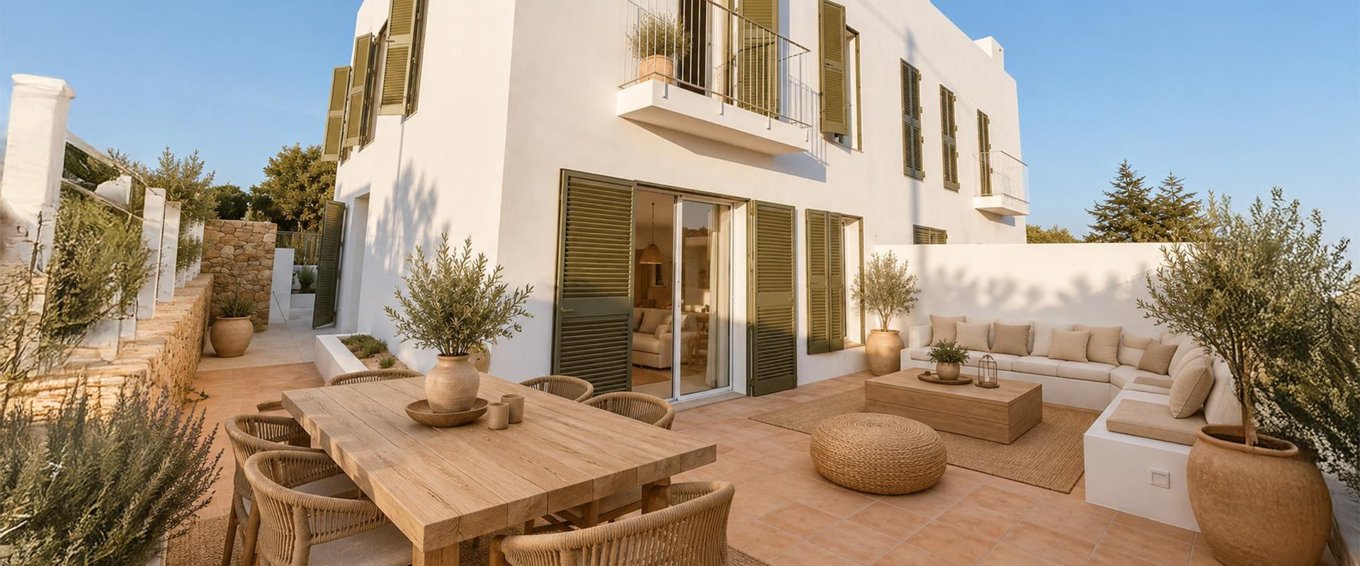 Newly Built Townhouses in Ses Berdetes, Formentera