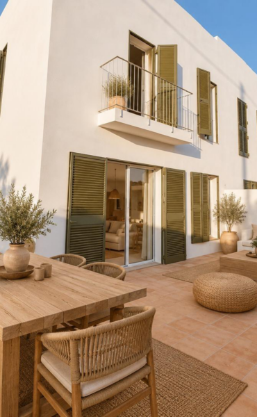 Newly Built Townhouses in Ses Berdetes, Formentera