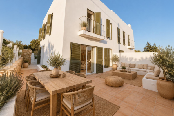Newly Built Townhouses in Ses Berdetes, Formentera